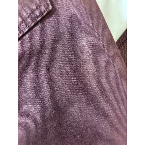 THE GREAT. “The Rider” Wide Leg Jean — Size 25 — Wine/Burgundy - Picture 14 of 15